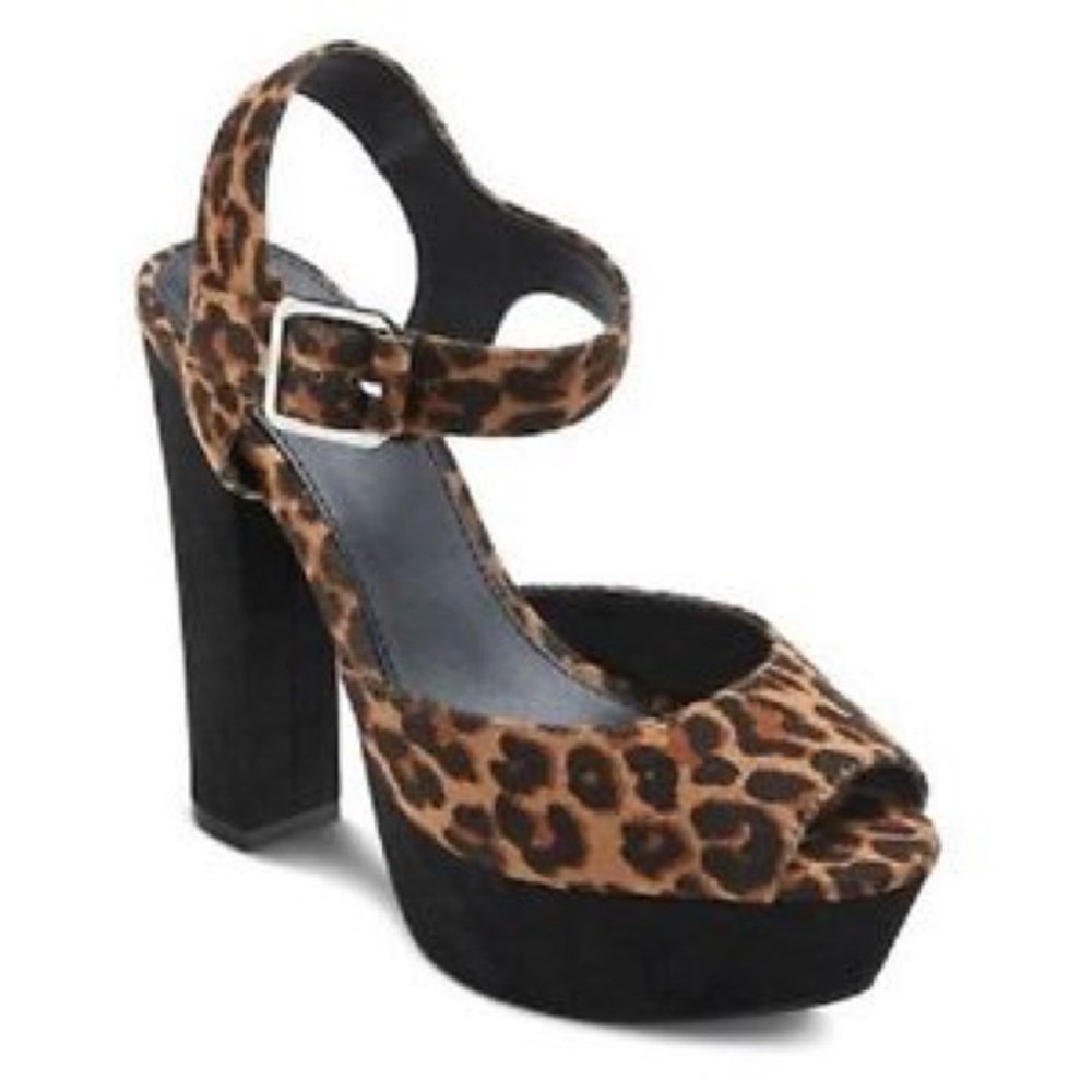 Mossimo Cheetah Print Platform Sandal